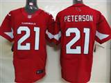 Nike Arizona Cardicals 21 Peterson Red Elite Jerseys