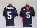 007 Reebok NFL Jerseys Buffalo Bills 5 Trent Edwards Navy Blue