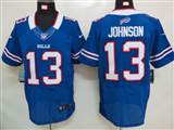Nike Buffalo Bills 13 Johnson Blue Elite Jersey