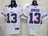 Nike Buffalo Bills 13 Johnson White Elite Jersey