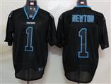 NFL Carolina Panthers 1 Newton Lights Out Black Jerseys