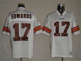 001 Reebok NFL Jerseys Cleveland Browns 17 Braylon Edwards White