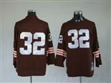 001 Reebok NFL Throwback Jerseys Cleveland Browns 32 Jim Brown Brown