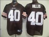 Reebok NFL Jerseys Cleveland Browns 40 Hillis brown