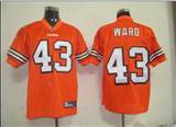 Reebok NFL Jerseys Cleveland Browns 43 Ward Orange