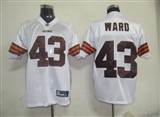 Reebok NFL Jerseys Cleveland Browns 43 White