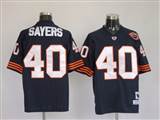 031 Reebok NFL Jerseys Chicago Bears 40 Sayers Navy