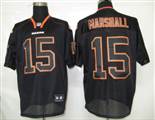 NFL Chicago Bears 15 Marshall Lights Out BLACK Jerseys