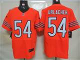 Nike Chicago Bears 54 Urlacher Orange Elite Jerseys