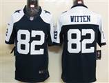 Nike Dallas cowboys 82 Witten Blue Thanksgiving Limited Jersey