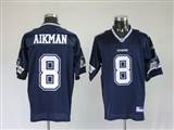Reebok NFL Jerseys Dallas cowboys 8 Troy Aikman Navy blue