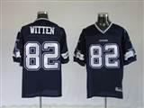 Reebok NFL Jerseys Dallas cowboys 82 Jason Witten Navy blue