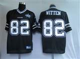 Reebok NFL Jerseys Dallas Cowboys 82 Witten Black