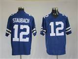 Reebok NFL Throwback Jerseys Dallas cowboys 12 Roger Staubach Blue