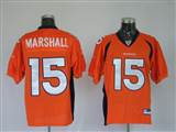 002 Reebok NFL Jerseys Denver Broncos 15 Brandon Marshall Orange