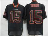 NFL Denver Broncos 15 Tebow Lights Out BLACK Jerseys