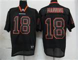 NFL Denver Broncos 18 Manning Lights Out BLACK Jersey