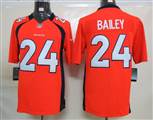 Nike Denver Broncos 24 Bailey Orange Limited Jerseys