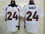 Nike Denver Broncos 24 Bailey White Elite Jerseys
