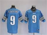 001 Reebok NFL Jeseys Detroit Lions 9 Staffordshire Blue