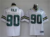 Reebok NFL Jerseys Green Bay Packers 90# RAJI White