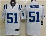 Nike Indianapolis Colts 51 Angerer White Limited Jersey
