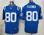 Nike Indianapolis Colts 80 Fleener Blue Limited Jersey