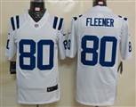 Nike Indianapolis Colts 80 Fleener White Limited Jersey