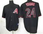 MLB%20Arizona%20Diamondbacks%2024%20Young%20Black%20Fashion%20Jerseys