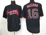 MLB%20Atlanta%20Braves%2016%20Mccann%20Black%20Fashion%20Jerseys