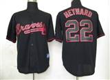 MLB%20Atlanta%20Braves%2022%20Heyward%20Black%20Fashion%20Jerseys