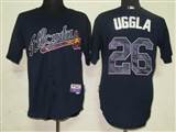 MLB%20Jerseys%20Atlanta%20Braves%2026%20Uggla%20Dark%20Blue