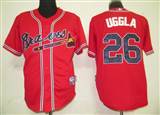 MLB%20Jerseys%20Atlanta%20Braves%2026%20Uggla%20Red