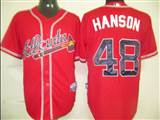 MLB%20Jerseys%20Atlanta%20Braves%2048%20Hanson%20Red