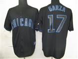 MLB%20Chicago%20Cubs%2017%20Garza%20Black%20Fashion%20Jerseys