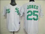 MLB%20Jerseys%20Chicago%20White%20Sox%2025%20Jim%20Thome%20White(green%20strip)