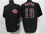 MLB%20Cincinnati%20Reds%2019%20Votto%20Black%20Fashion%20Jerseys
