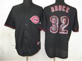 MLB%20Cincinnati%20Reds%2032%20Bruce%20Black%20Fashion%20Jerseys
