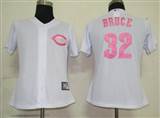 MLB%20Women%20Jerseys%20Cincinnati%20Reds%2032%20Bruce%20White