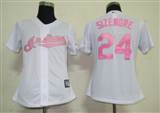 MLB%20Women%20Jerseys%20Cleveland%20Indians%2024%20Sizemore%20White