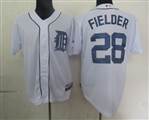 MLB%20Jerseys%20Detroit%20Tigers%2028%20Fielder%20White