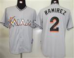 MLB%20Jerseys%20Florida%20Marlins%202%20Ramirez%20Grey