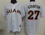 MLB%20Jerseys%20Florida%20Marlins%2027%20Stanton%20White