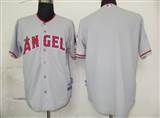 MLB%20jerseys%20Los%20Angeles%20Angels%20Blank%20Grey