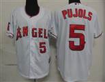 MLB%20jerseys%20Los%20Angeles%20Angels%205%20pujols%20White