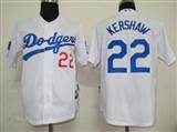 MLB%20Jerseys%20Los%20Angeles%20Dodgers%2022%20Kershaw%20White