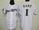 MLB%20Jerseys%20Milwaukee%20Brewers%201%20Hart%20White