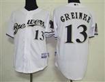 MLB%20Jerseys%20Milwaukee%20Brewers%2013%20Greinke%20White