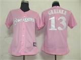 MLB%20Women%20Jerseys%20Milwaukee%20Brewers%2013%20Greinke%20Pink