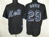 MLB%20New%20York%20Mets%2029%20Davis%20Black%20Fashion%20Jerseys